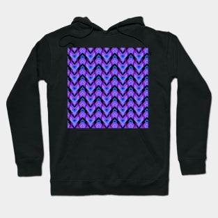 Purple Striped Cheverons Hoodie